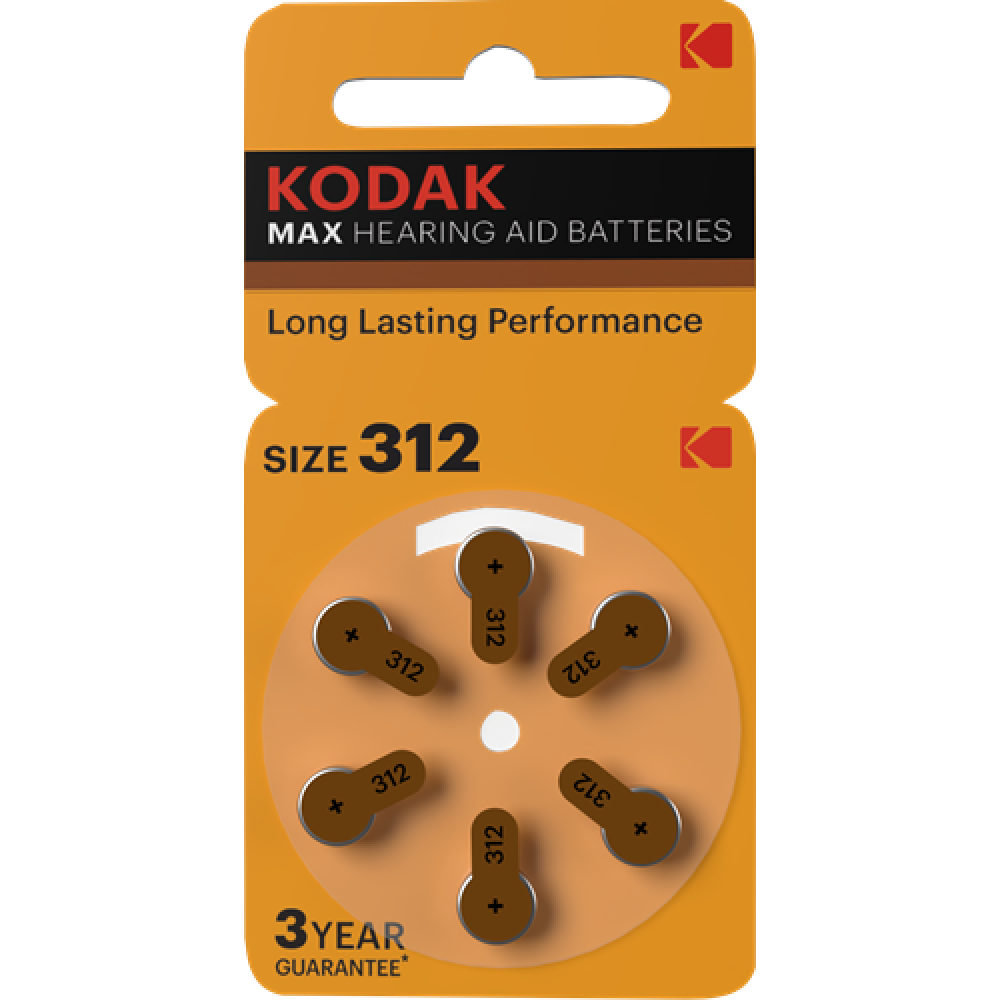 KODAK 312 NUMARA KULAKLIK PİLİ