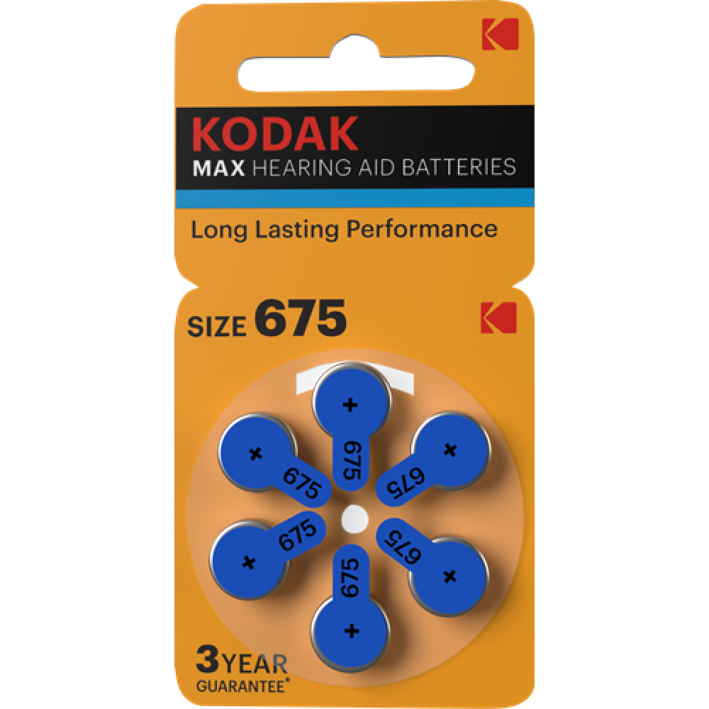 KODAK 675 NUMARA KULAKLIK PİLİ