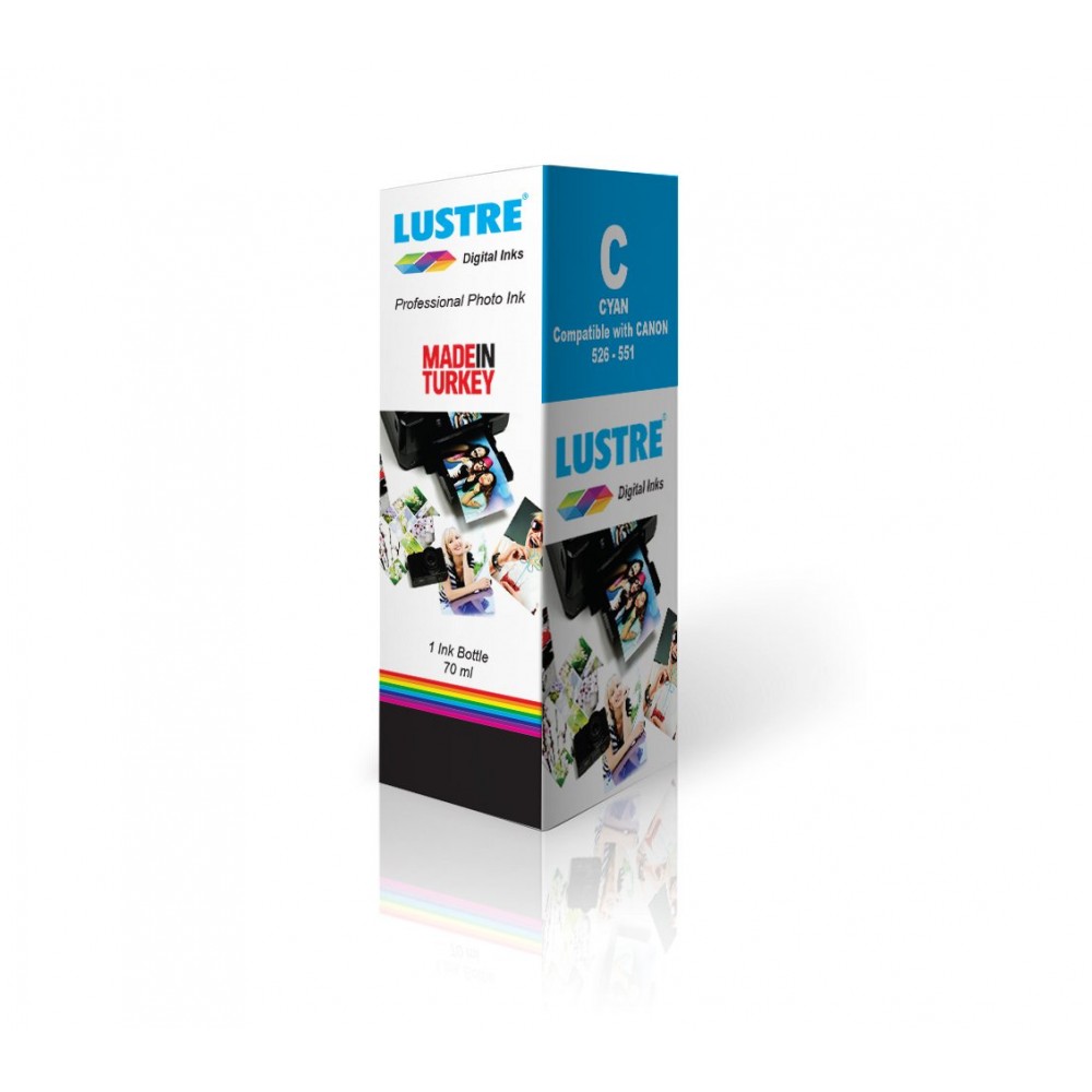 LUSTRE CANON PHOTO SERİSİ UYUMLU CYAN 70 ML