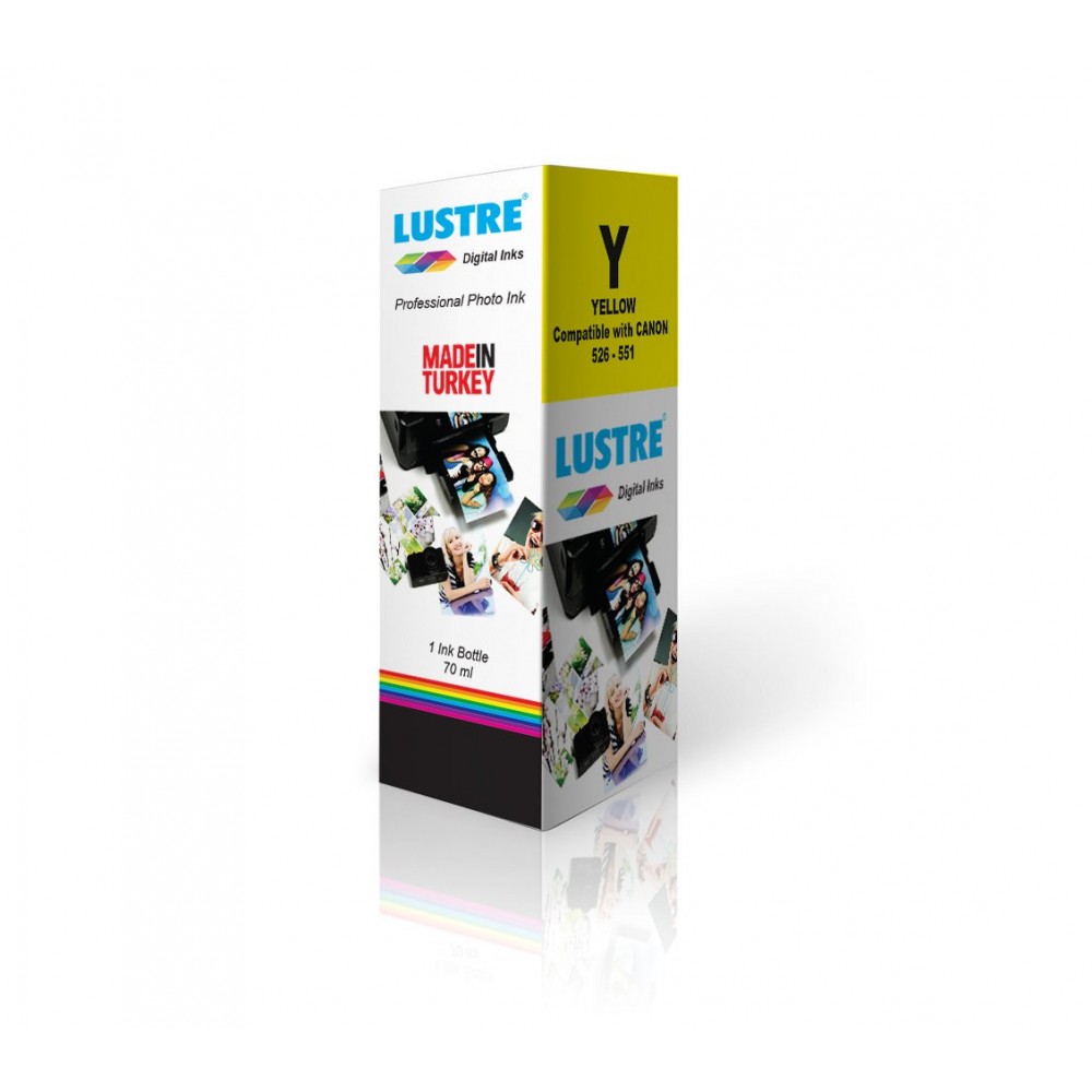 LUSTRE CANON PHOTO SERİSİ UYUMLU YELLOW 70 ML